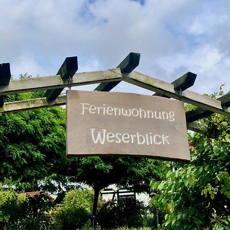 Ferienwohnung Weserblick Polle Exterior photo