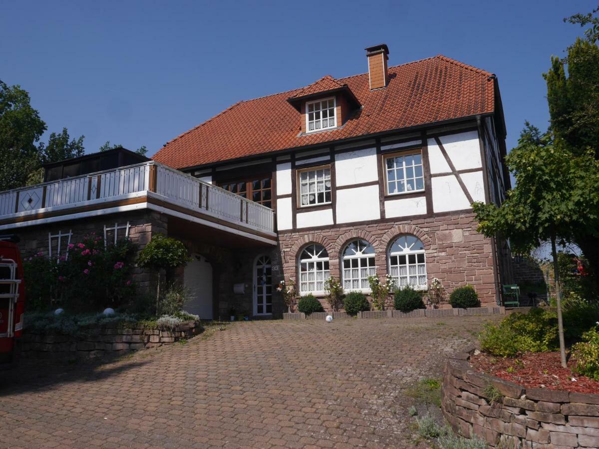 Ferienwohnung Weserblick Polle Exterior photo